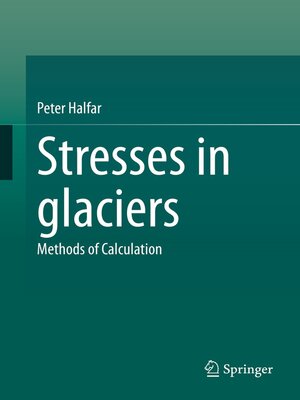 cover image of Stresses in glaciers